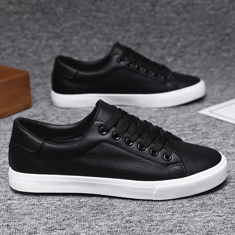 Sapatênis Masculino de Couro Casual | Dom Polo Medici