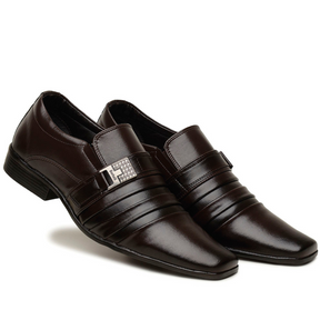 Sapato Social Masculino , cor Marrom