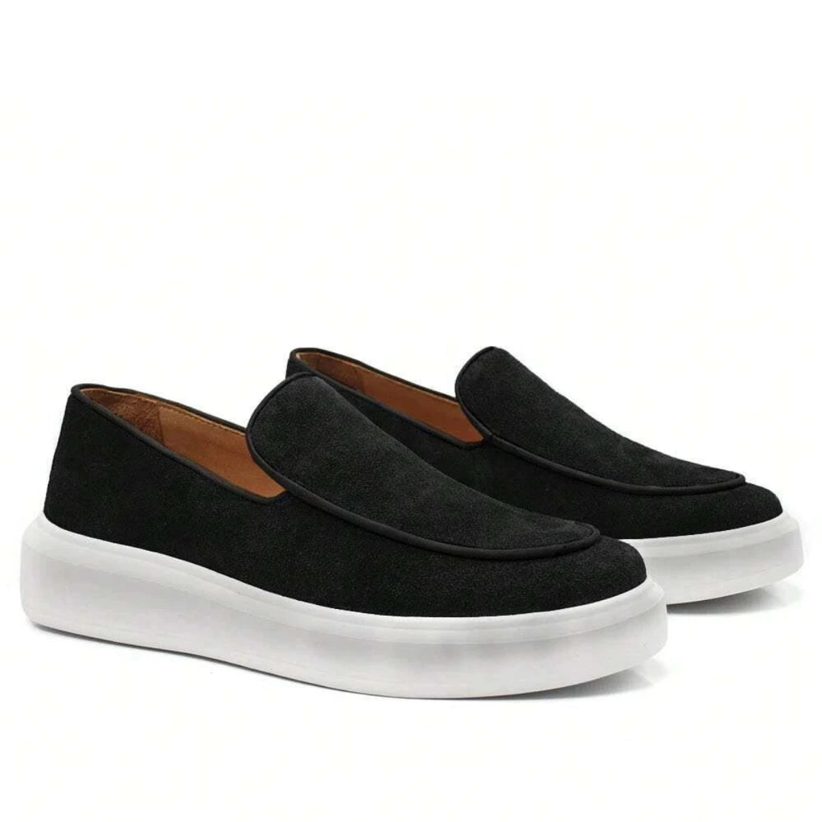 Sapato Social Masculino Loafer em Camurça | Dom Polo Aureus