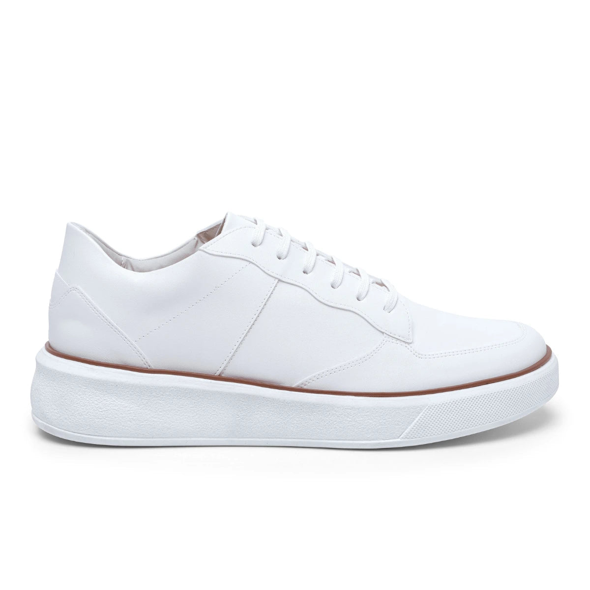 sapatenis masculino de Sintético, cor branco