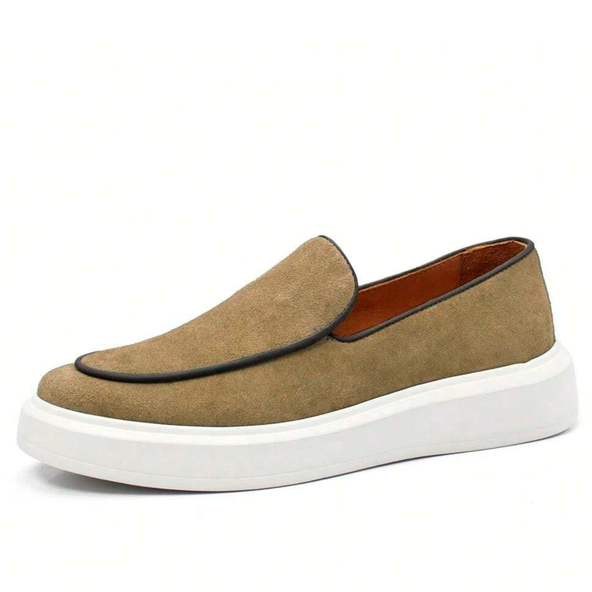 Sapato Social Masculino Loafer em Camurça | Dom Polo Aureus