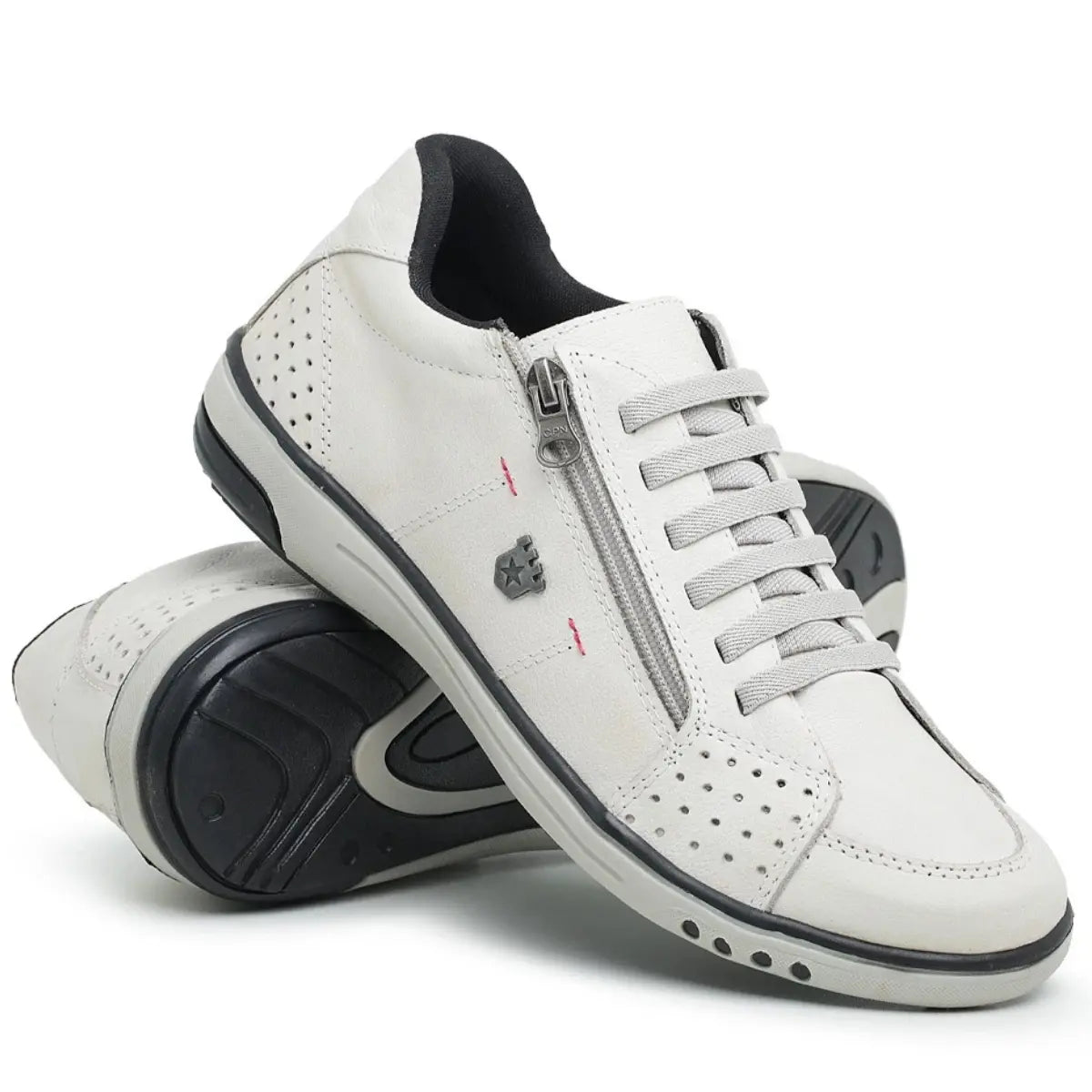 Sapatenis Masculino Calce Fácil casual branco