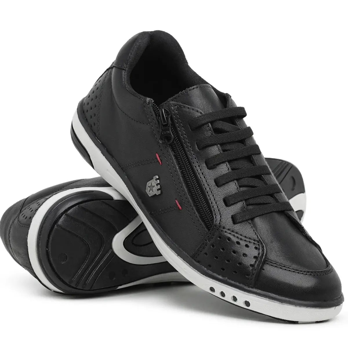 Sapatenis Masculino Calce Fácil casual preto