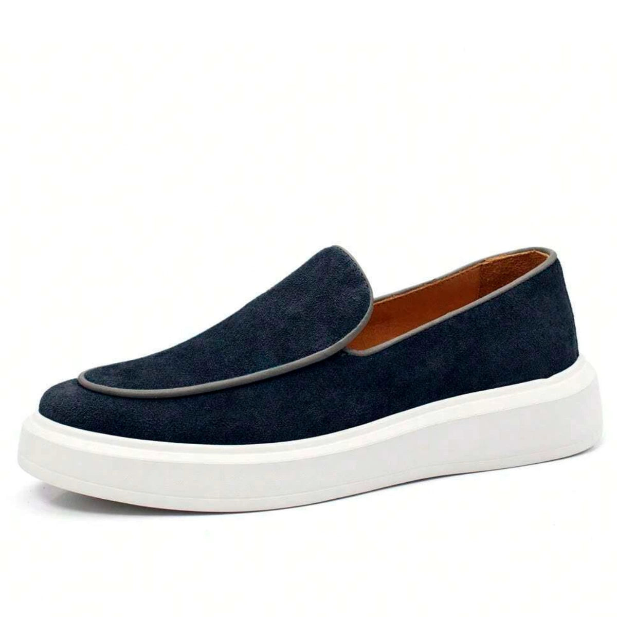 Sapato Social Masculino Loafer em Camurça | Dom Polo Aureus