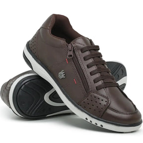 Sapatenis Masculino Calce Fácil casual marrom
