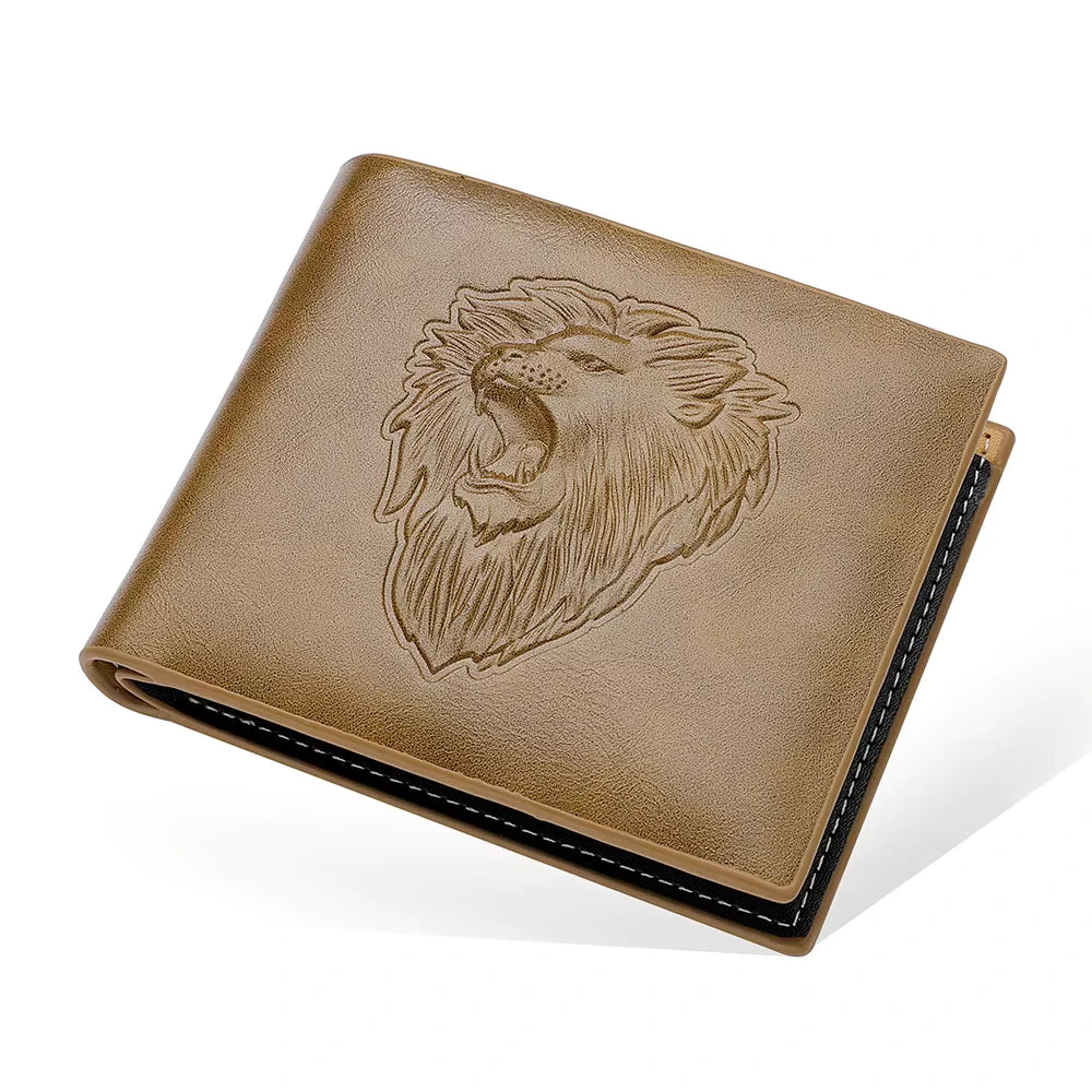 Carteira Masculina Couro Slim | Dom Polo Lion