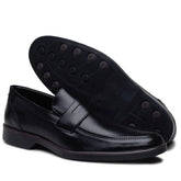 Sapato Casual Masculino de Sintético, cor Preta
