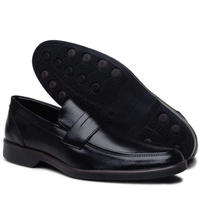Sapato Casual Masculino de Sintético, cor Preta
